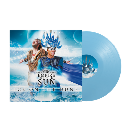 Empire of the Sun Ice on the Dune vinyl record with light blue disc.