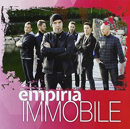 CD cover for Empiria’s “Immobile” featuring a group of men in dark clothing.