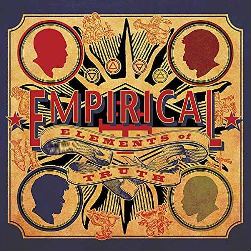"Album cover with 'EMPIRICAL' and 'Elements of Truth' text, surrounded by silhouettes and ornaments."