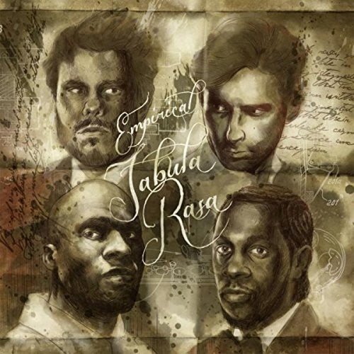 Album cover with four men's portraits and "Empirical Tabula Rasa" in white cursive text.