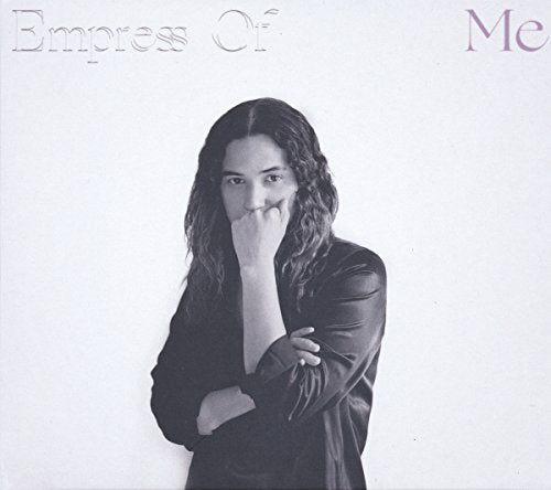 Empress Of “Me” CD cover: a person with long hair in black clothing.