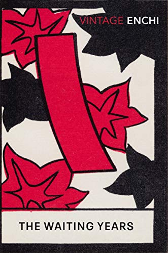 Book cover: red and black abstract design, title "The Waiting Years".