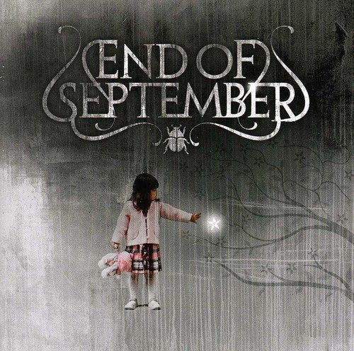 CD cover: girl with glowing light, insect, and textured, dark background.