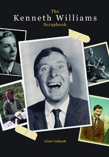 Book cover featuring black and white photos of comedian Kenneth Williams.