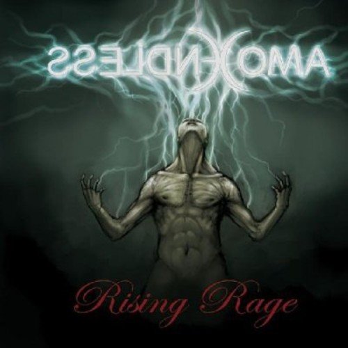 A muscular figure with glowing energy and "Rising Rage" text below.