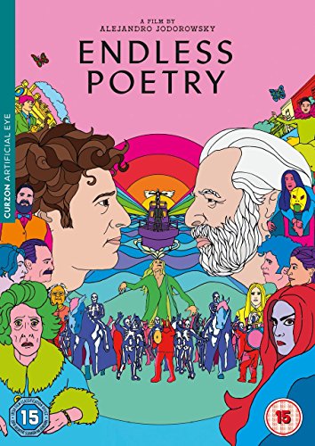 DVD cover for "Endless Poetry" featuring illustrated faces and figures.