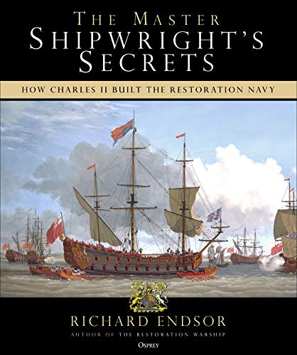 Book cover: “The Master Shipwright’s Secrets” depicting 17th-century warships.