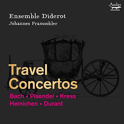 CD cover: dark background, ornate carriage illustration, and text details.