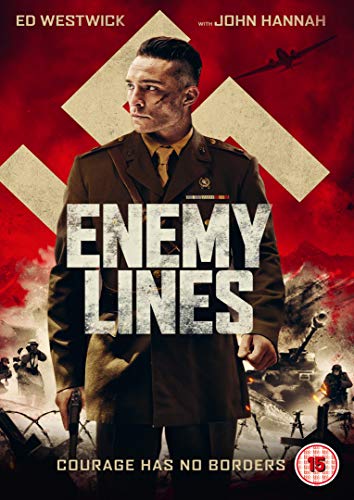 DVD cover for "Enemy Lines" featuring a soldier and wartime imagery.