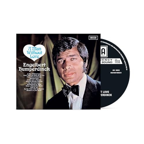 Engelbert Humperdinck A Man Without Love CD cover featuring a portrait of the artist.