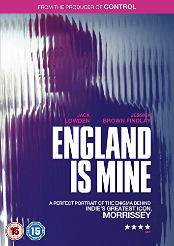 DVD cover for "England Is Mine" featuring a blurred portrait and text.