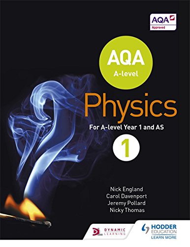 AQA A-Level Physics Student Book 1 cover with smoke image.