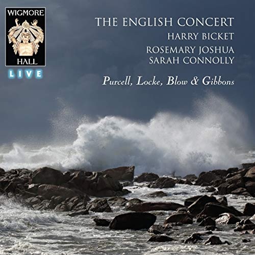 CD cover for “The English Concert” featuring stormy seascape imagery.