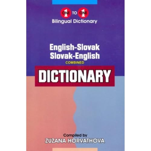 Front cover of the English-Slovak and Slovak-English One-to-One bilingual dictionary by Zuzana Horvathova.