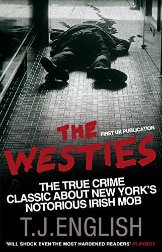 Book cover depicting a person lying on a tiled floor, titled "The Westies.