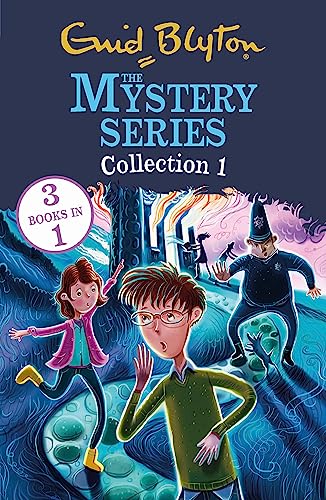Book cover: “The Mystery Series Collection 1” with children and a policeman.