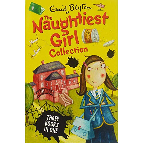 Book cover illustration of a schoolgirl in uniform standing in front of a school building.