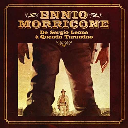 CD cover: Ennio Morricone soundtrack with a cowboy and gun imagery.