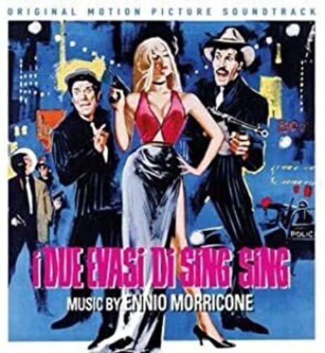 CD cover for “I Due Evasi Di Sing Sing” featuring figures with guns.