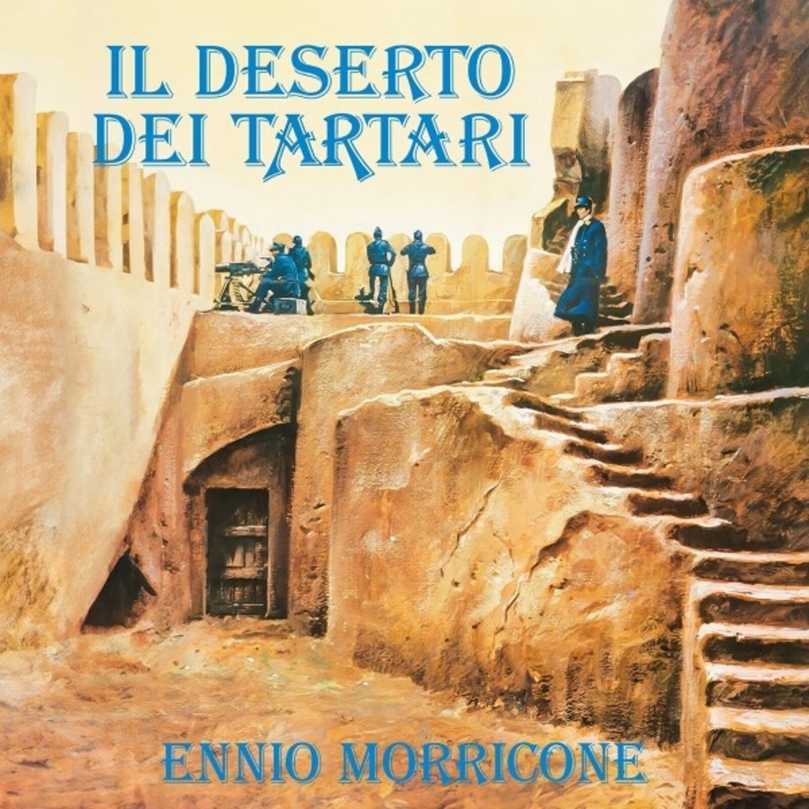 CD cover for Ennio Morricone’s “The Desert Of The Tartars” soundtrack.