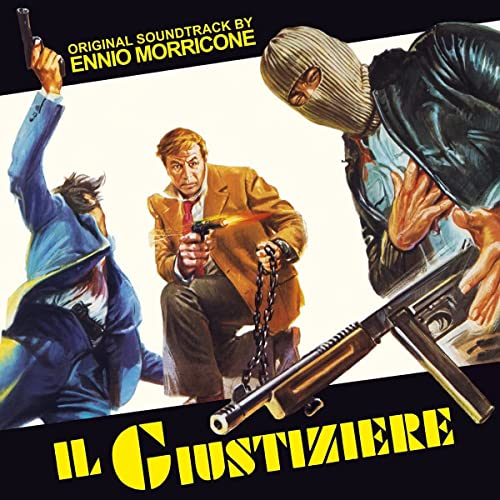 CD cover art depicting a tense shootout scene with three figures.