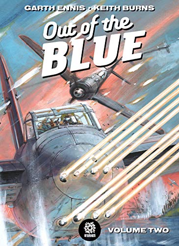 Comic book cover showing two fighter planes in aerial combat with gunfire tracers.