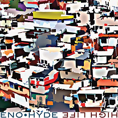 Abstract colorful album cover for Eno-Hyde’s “High Life” CD.