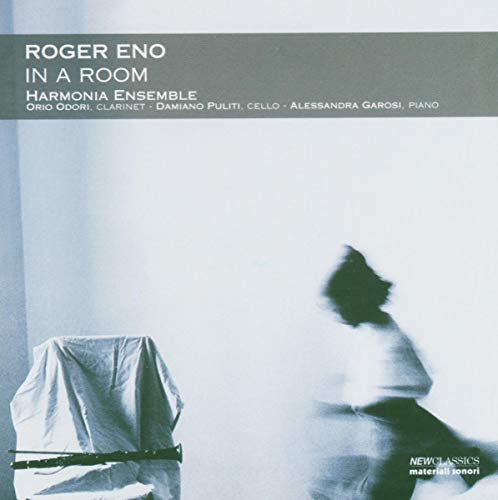 CD cover for "In A Room" by Roger Eno, featuring blurred figures.