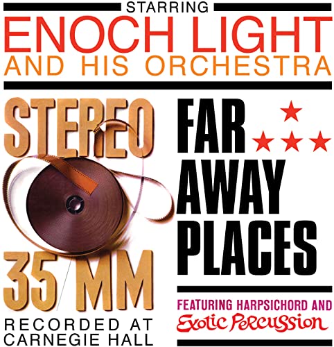 CD cover for Enoch Light and his Orchestra featuring a film reel graphic.