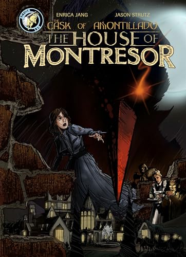 Comic book cover depicting a woman in a dark, brick-walled corridor.