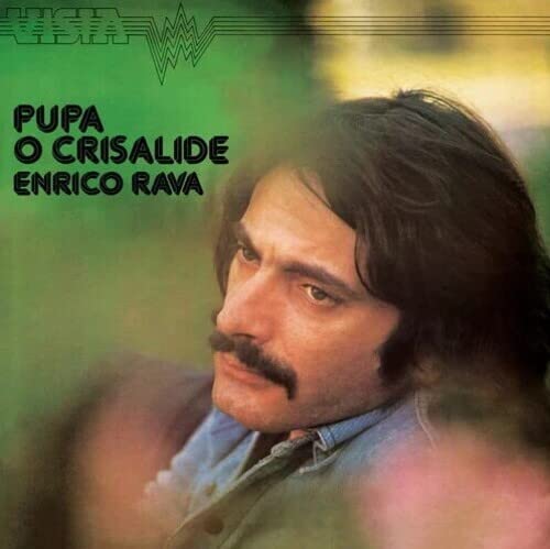 Vinyl album cover featuring a portrait of Enrico Rava with dark hair.