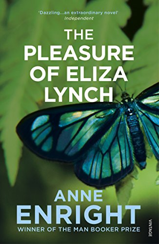 Book cover: "The Pleasure of Eliza Lynch" with a blue butterfly.