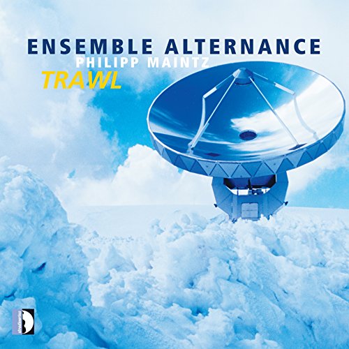 CD cover for "Trawl" by Ensemble Alternance, featuring a radar dish.