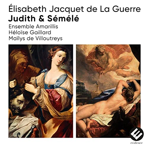 CD cover featuring classical paintings of Judith and Sémélé.