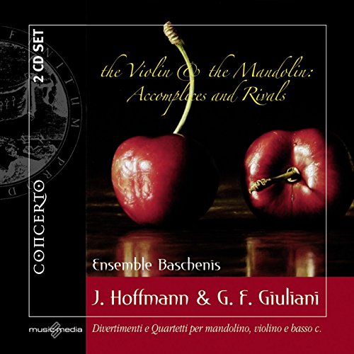 CD cover featuring two red cherries against a black background with white text.