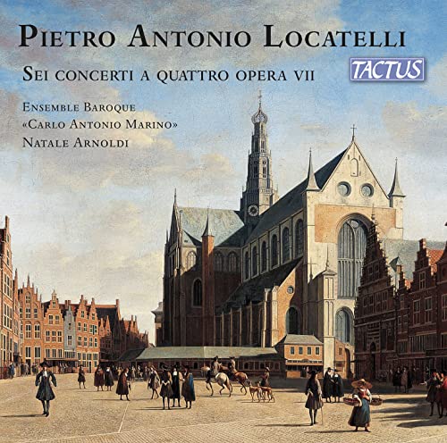 CD cover featuring a baroque church and town square scene.
