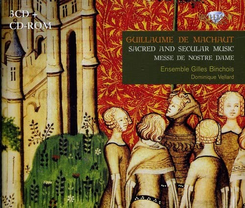 CD cover depicting medieval figures and architecture in illuminated style.
