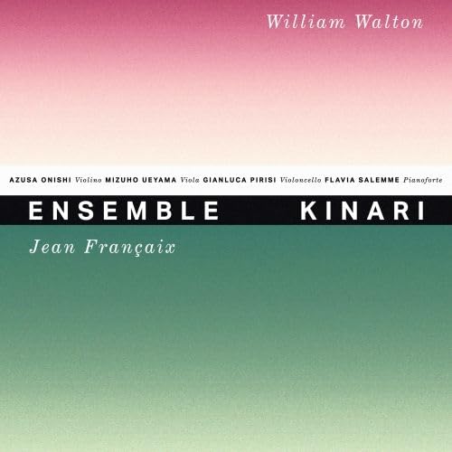 CD cover for Ensemble Kinari featuring Francaix and Walton.