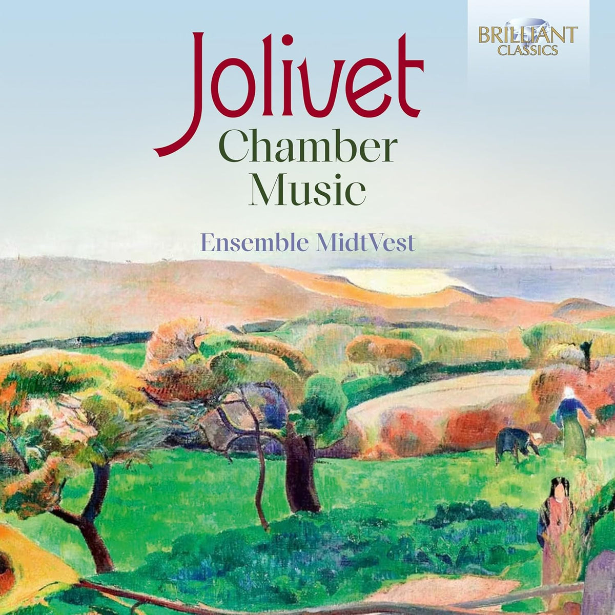 CD cover for Jolivet Chamber Music by Ensemble Midtvest, with landscape art.