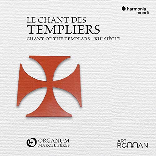 CD cover: red Templar cross on a white background with text.
