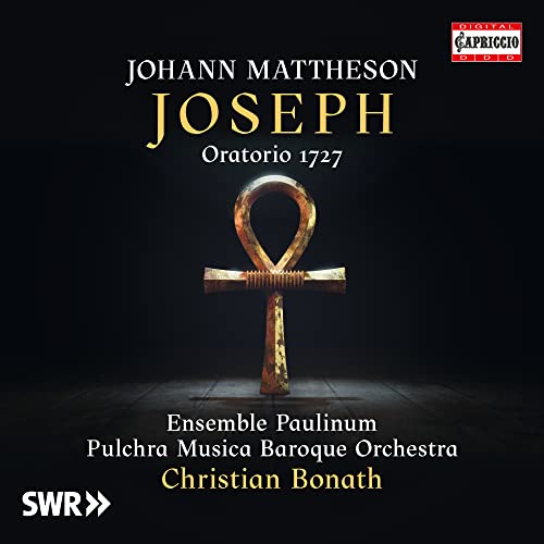 CD cover for Johann Mattheson’s “Joseph” oratorio, featuring an ankh.