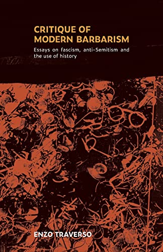 Book cover: red text on dark background with abstract orange design.