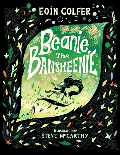 Book cover for Beanie the Bansheenie featuring a green-skinned character against a leafy background.