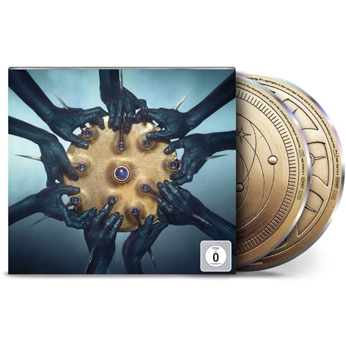 Blu-ray case with hands reaching for a golden, spiky orb.