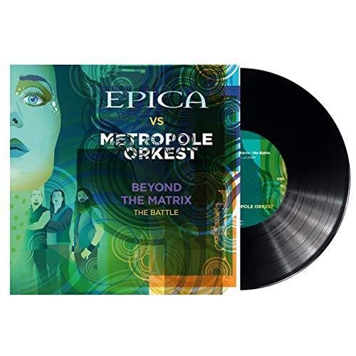 Epica vs Metropole Orkest vinyl record with colorful cover art.