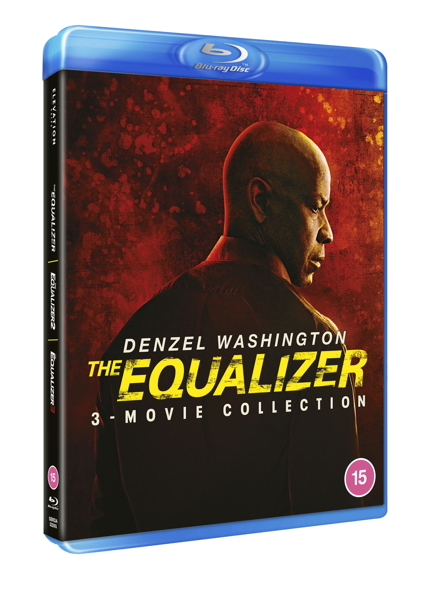 Blu-ray set featuring Denzel Washington in "The Equalizer" film series.