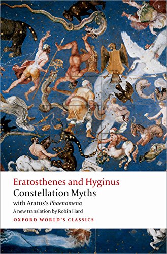 Book cover depicting mythological figures against a dark, starry background.