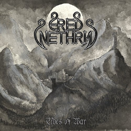 CD cover: dark, mountainous landscape with castle and band logo "Ered Wethrin".