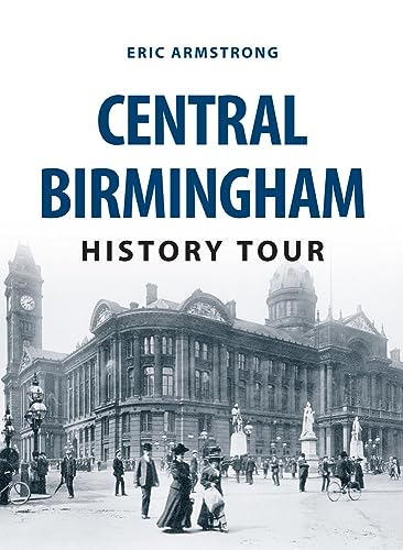 Book cover: “Central Birmingham History Tour” with a vintage city scene.