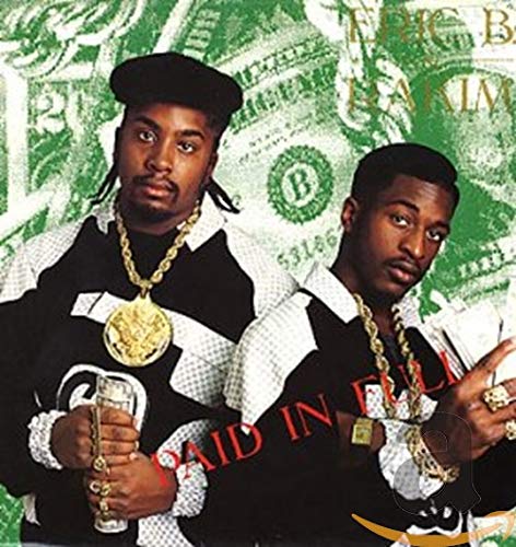 Eric B & Rakim album cover featuring two rappers with gold jewelry.
